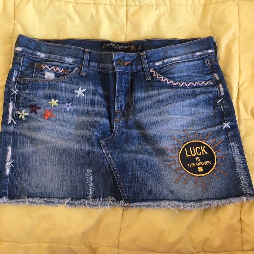denim skirt